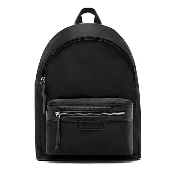 Polyester fabric plain backpack